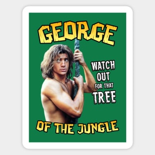George Of The Jungle Tree Sticker